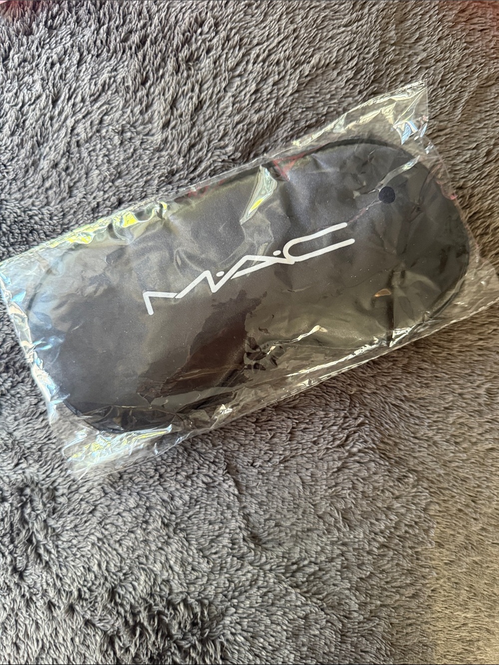 MAC Cosmetics Black Makeup Brush Roll with White Logo